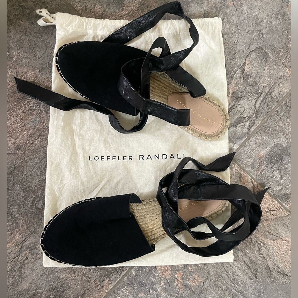 Loeffler Randall Suede Espadrille flats